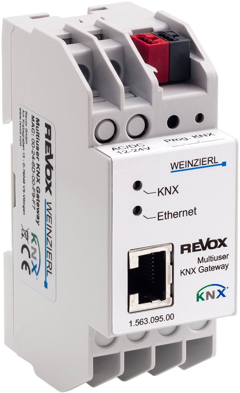 KNX-Gateway fürs Voxnet Multiuser Audiosystem von Revox