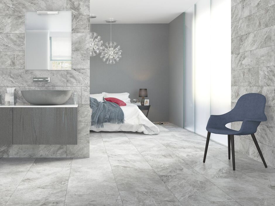 Petrae: Neue Fliesenkollektion von Ceramiche Refin im Naturstein-Look