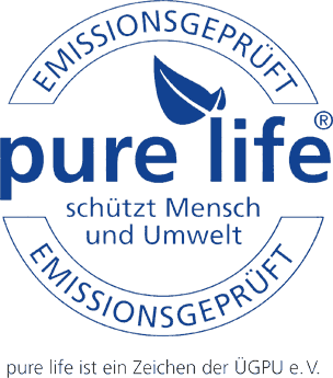Umwelt-Qualitätszeichen „pure life“