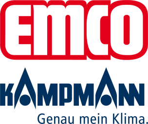 Logos von Emco Klima und Kampmann